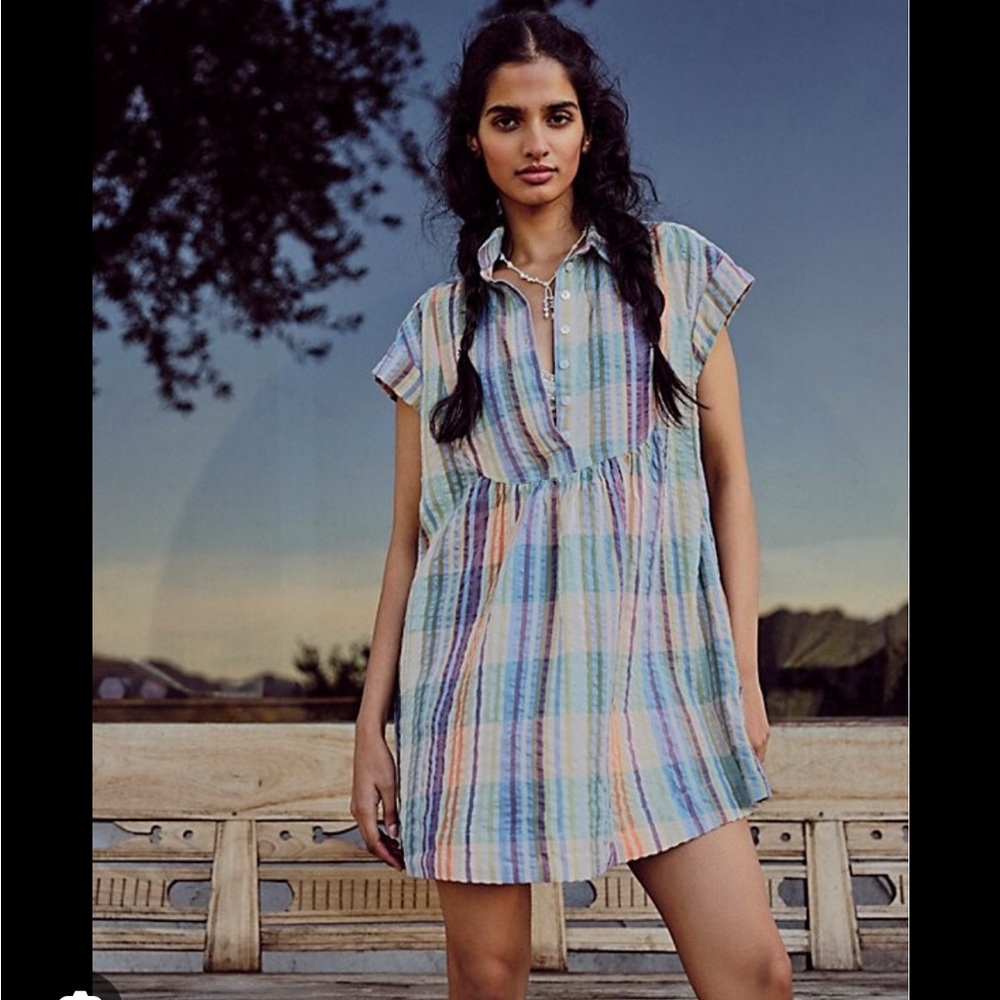 Free People Dreamers Madra Mini Dress